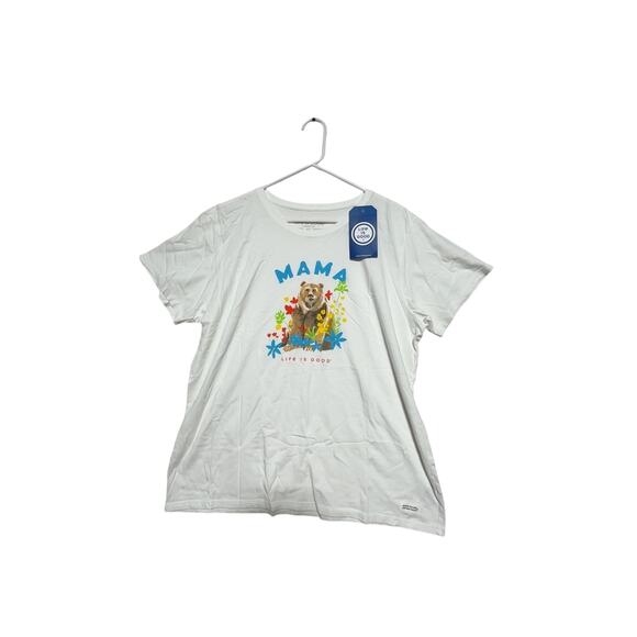 Life is Good "Mama Bear" Women's T-Shirt Size XL - Picture 1 of 9